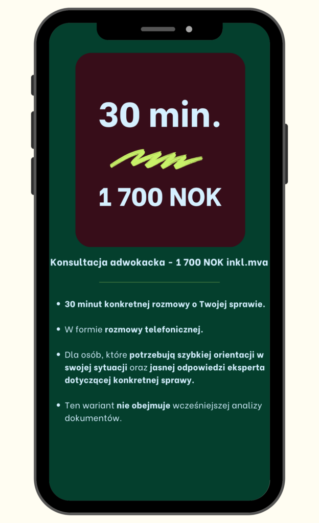 polski adwokat w norwegii