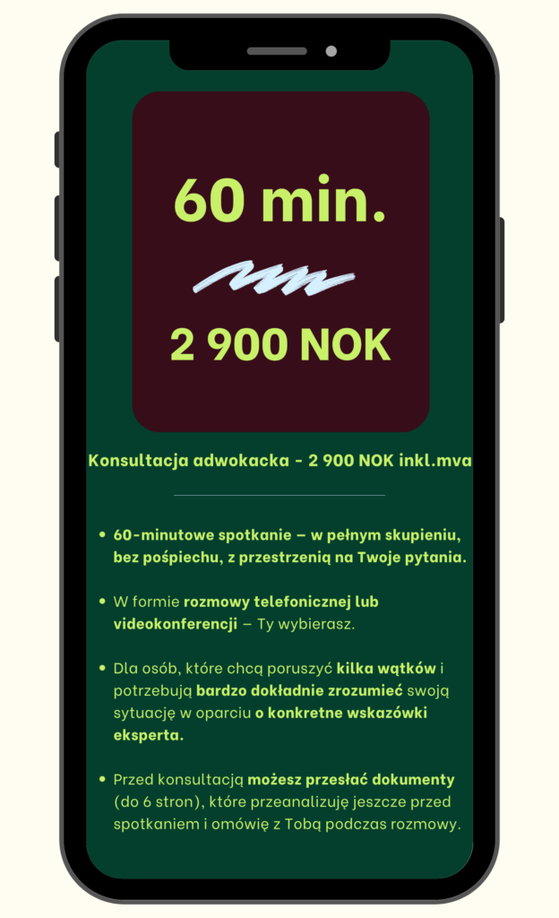 polski adwokat w norwegii